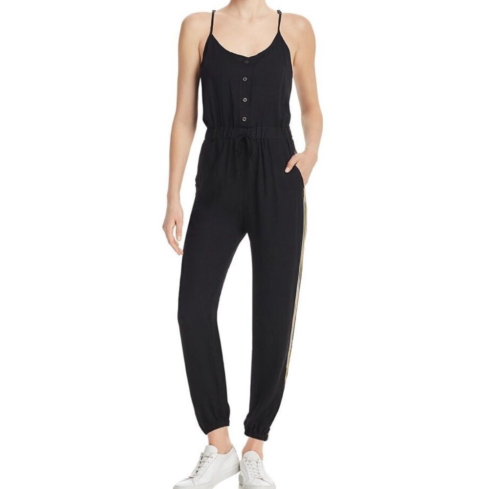 NWT Vintage Havana Side Striped Racerback Jumpsuit